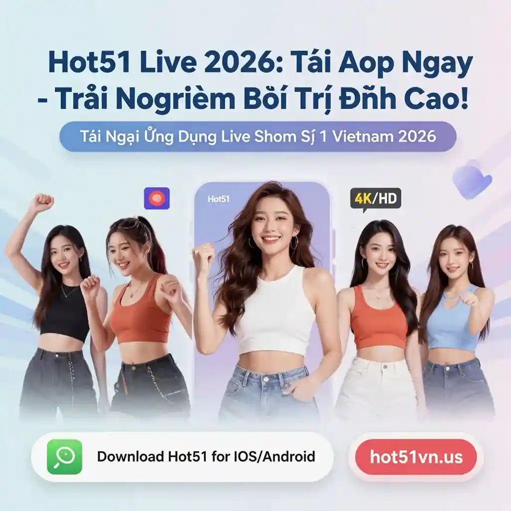 Hot51 Live 2026 - Tải App Hot 51 Live APK/iOS Mới Nhất | Livestream & Giải Trí Độc Đáo